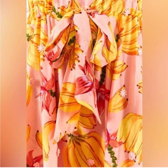 NWT FARM Rio Maxi Dress Banana Taste - Picture 6 of 13